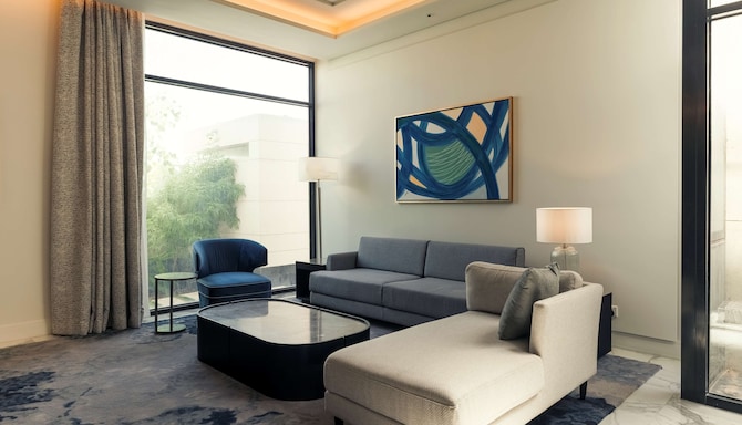 Mansard Riyadh, A Radisson Collection Hotel - Dublex Villa Three Bedroom - sitting area