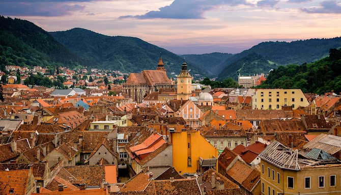 Brasov rooftop views