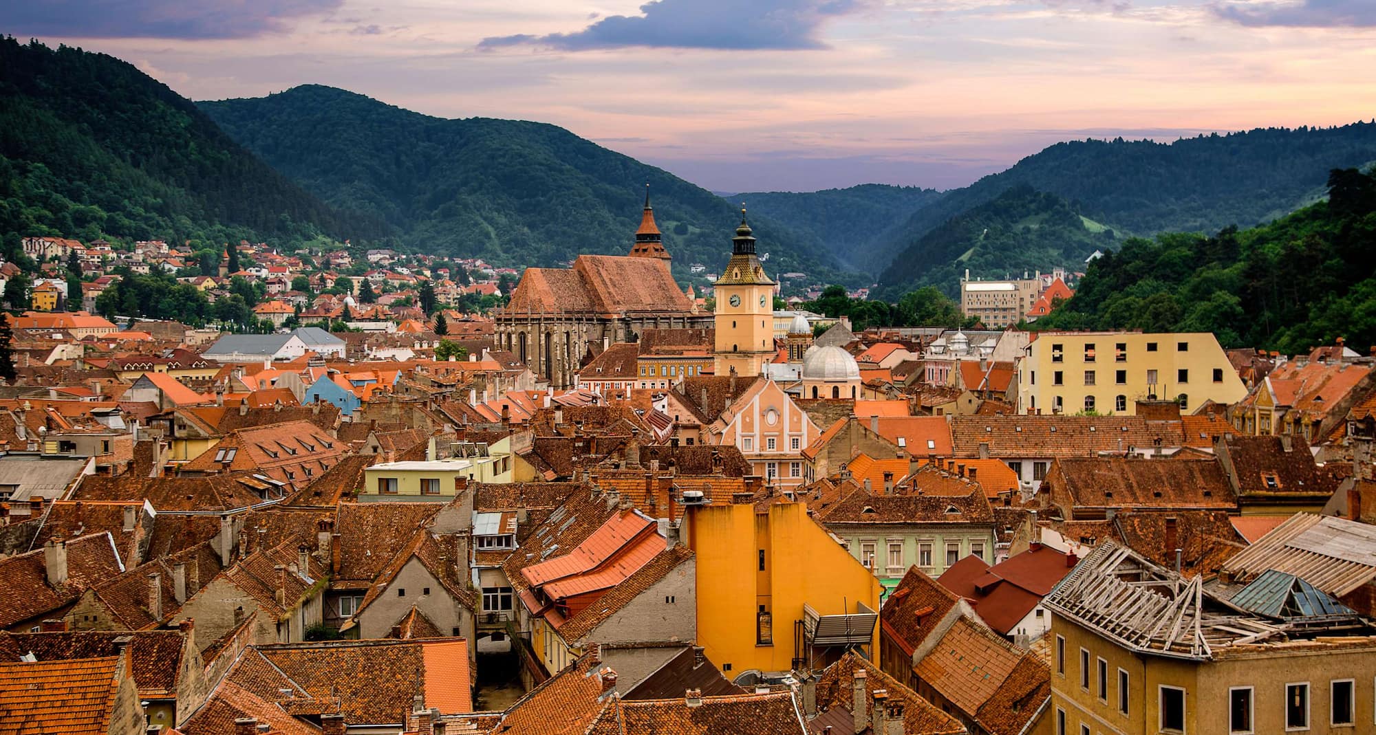 Brasov rooftop views