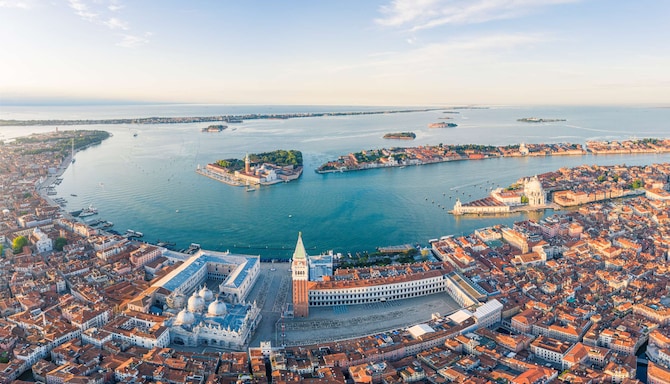 Aerial view of Venice