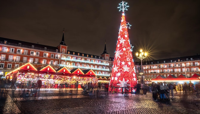 Marketing Campaigns MED - Chritmas Market Madrid plaza Mayor