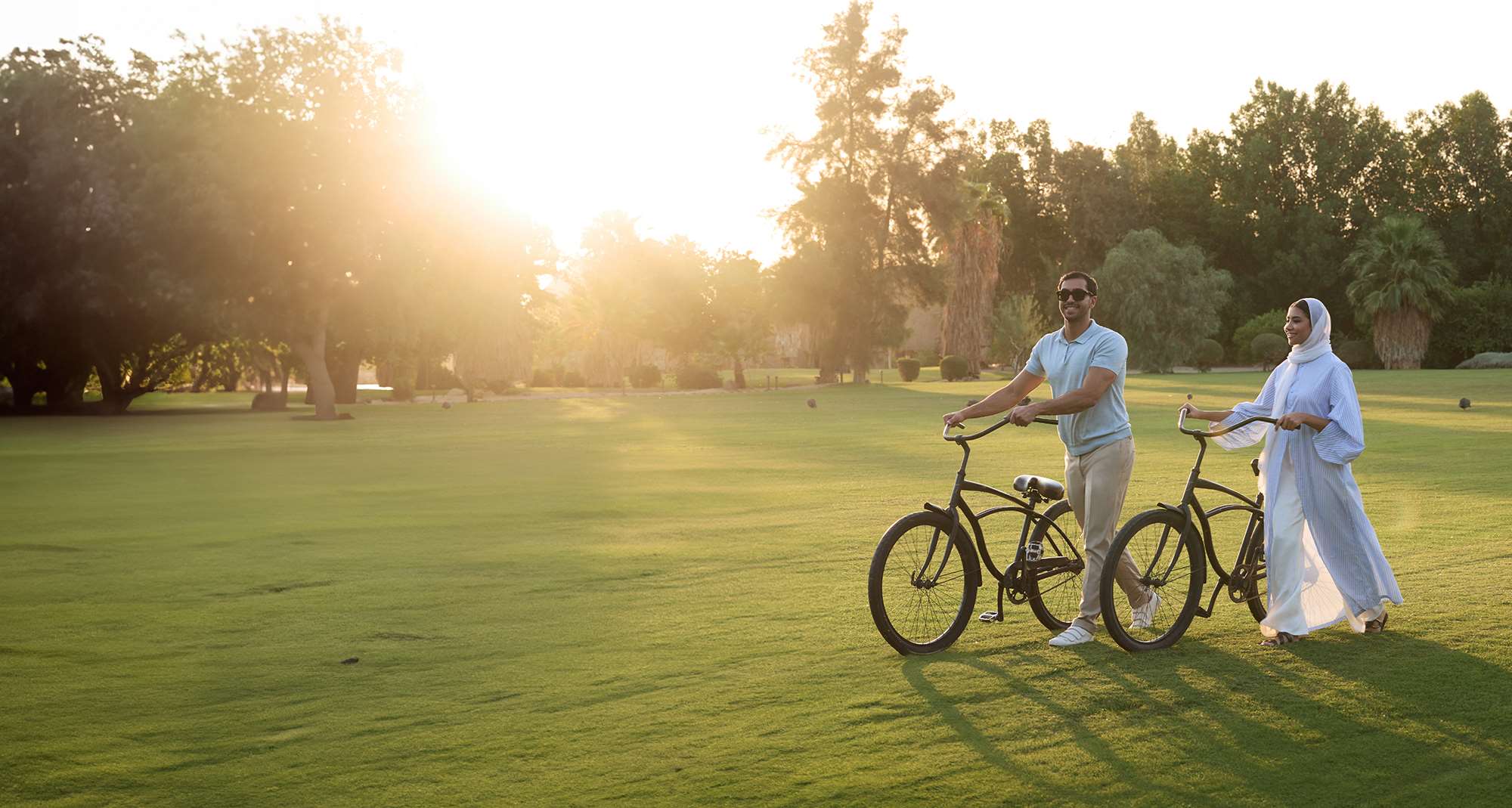 Enjoying bike fun in the sun