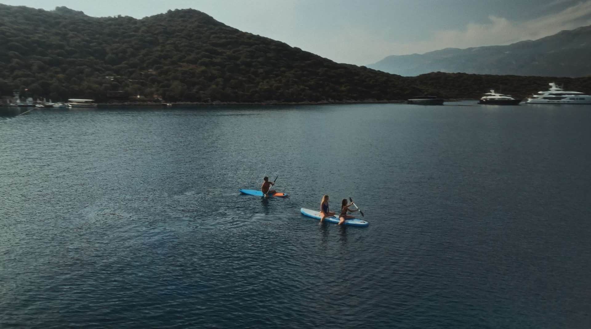 Gliding through turquoise waters, embracing the serenity of Kaş