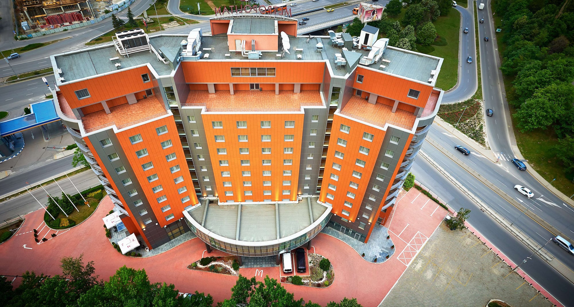Metropolitan Hotel Sofia, a member of Radisson Individuals - Exterior top view