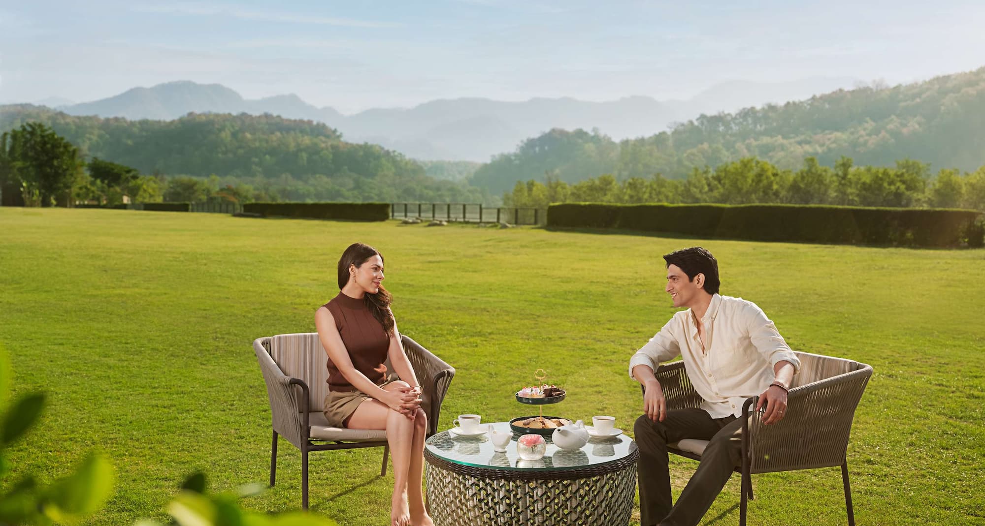 Namah Resort Jim Corbett, a member of Radisson Individuals - High Tea Pratha Lawn