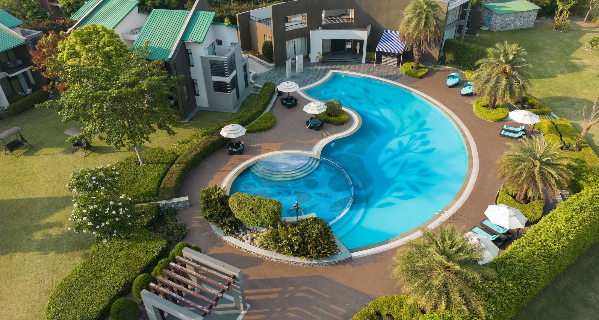 Namah Resort Jim Corbett, a member of Radisson Individuals - Pool aerial view