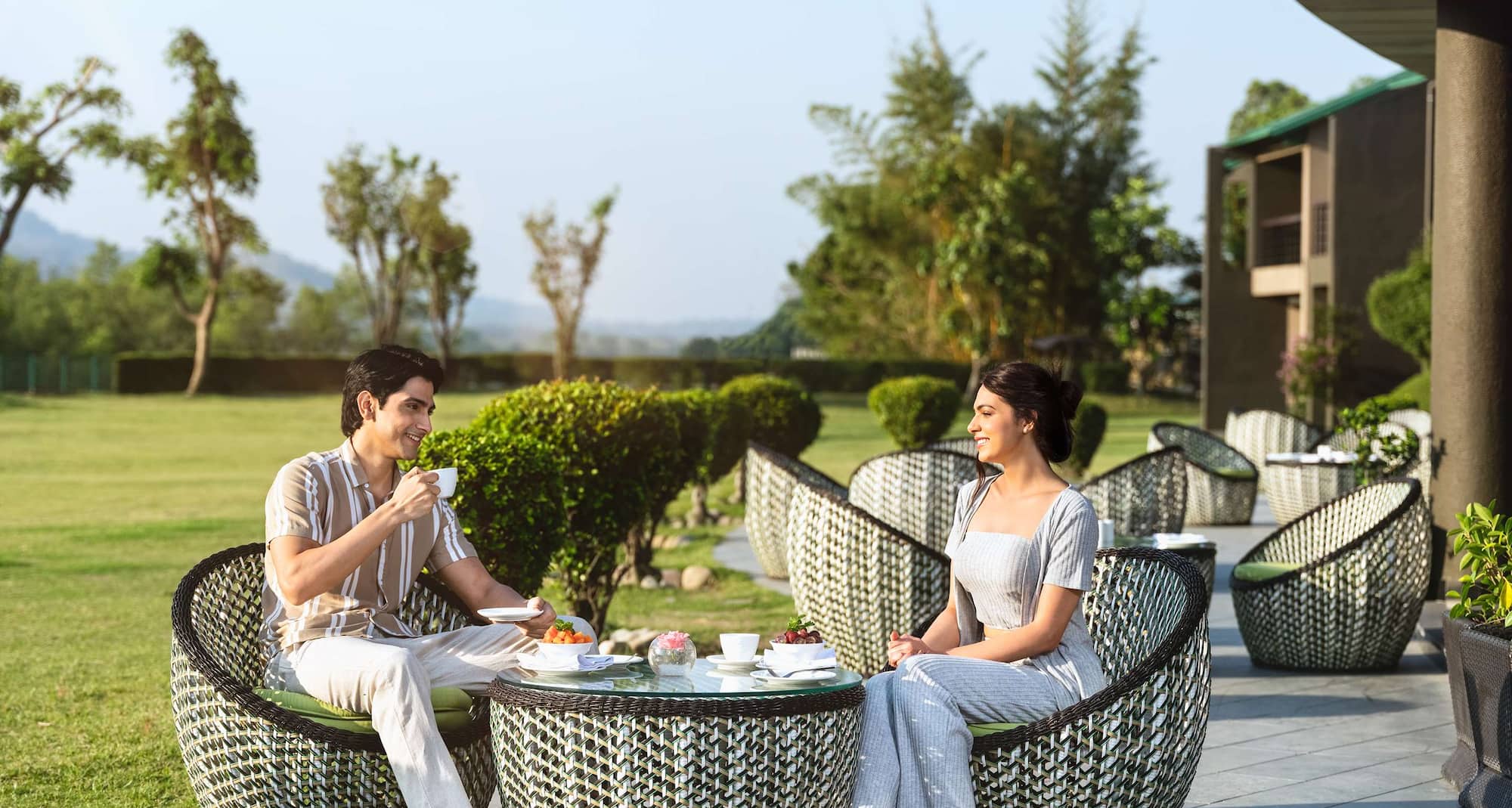 Namah Resort Jim Corbett, a member of Radisson Individuals - Pratha alfresco seating
