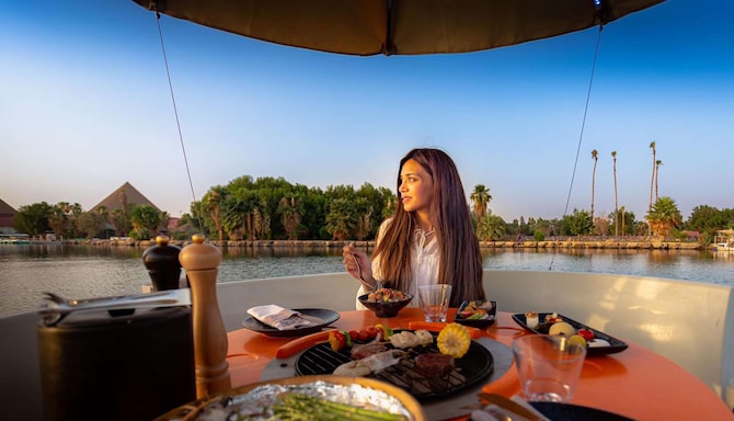 Nofa Riyadh, A Radisson Collection Resort - Guest on terrace