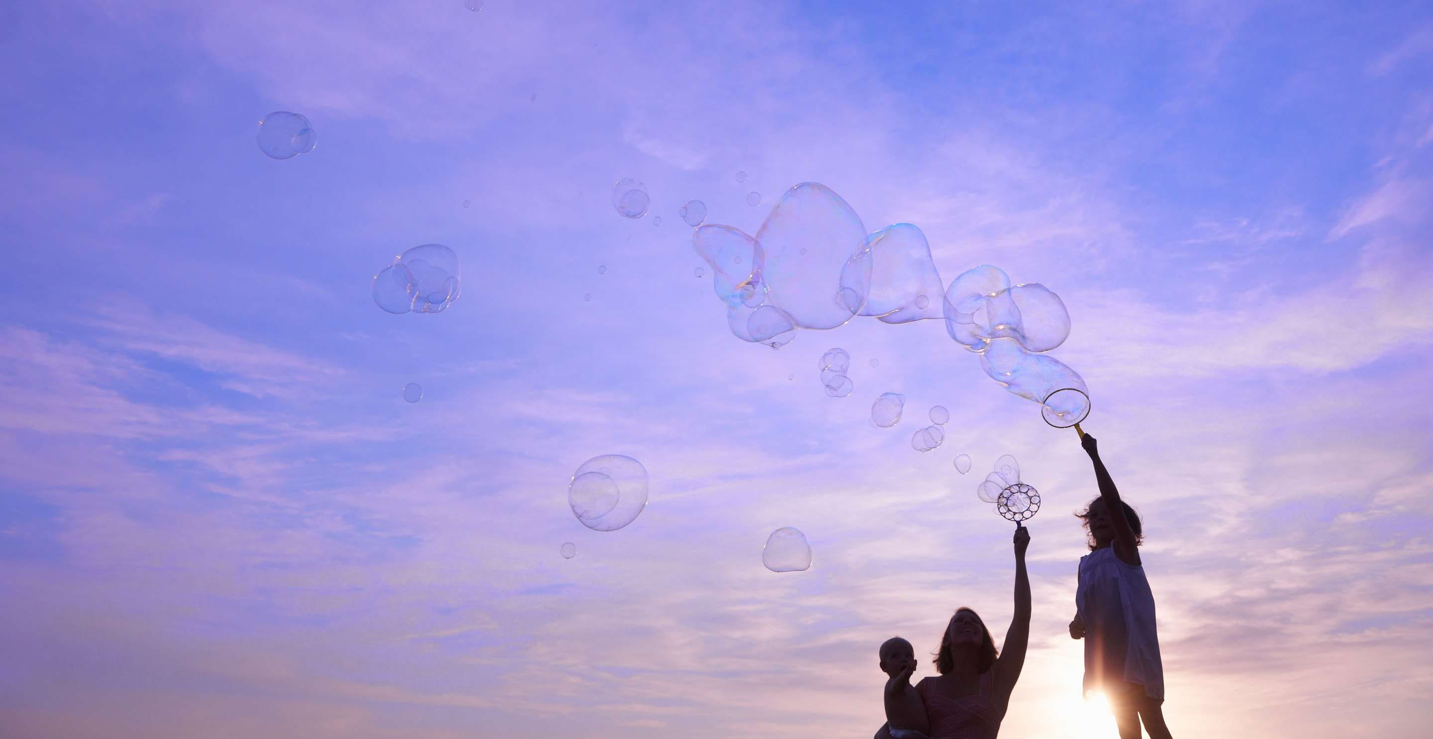 Offers and Packages - Soap bubbles during sunset