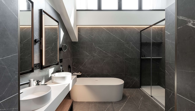 Palazzo Touring Club Milan, A Radisson Collection Hotel - One Bedroom Suite bathroom