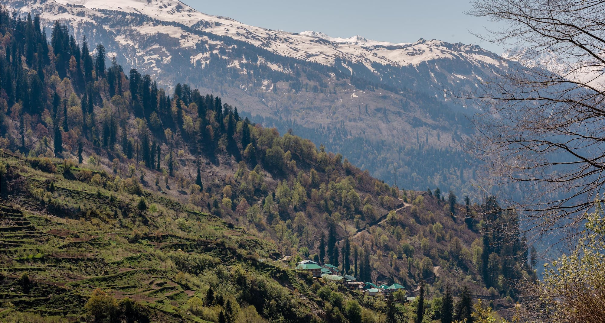 Where the majestic Himalayas embrace the endless sky