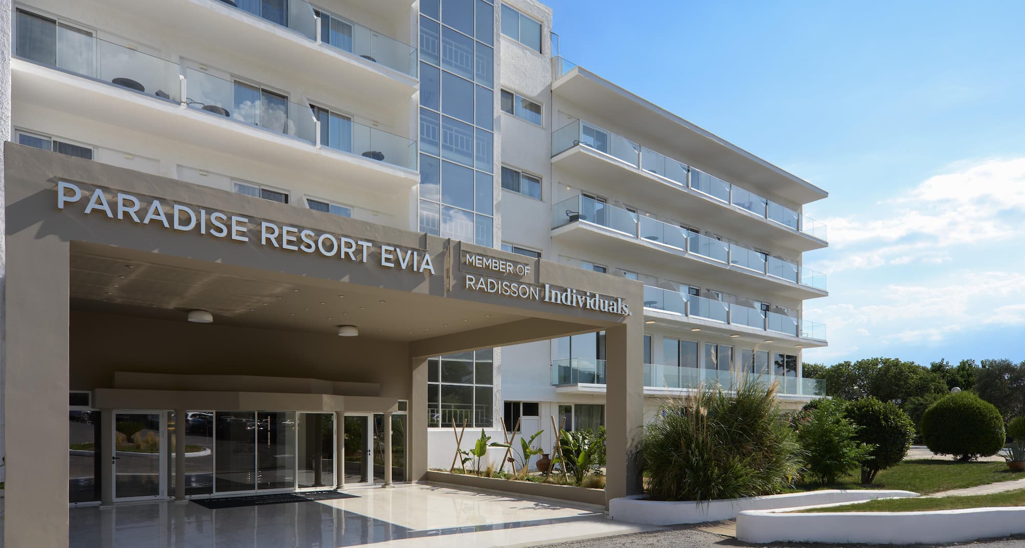 Paradise Resort Evia, a member of Radisson Individuals - Hotel Entrance