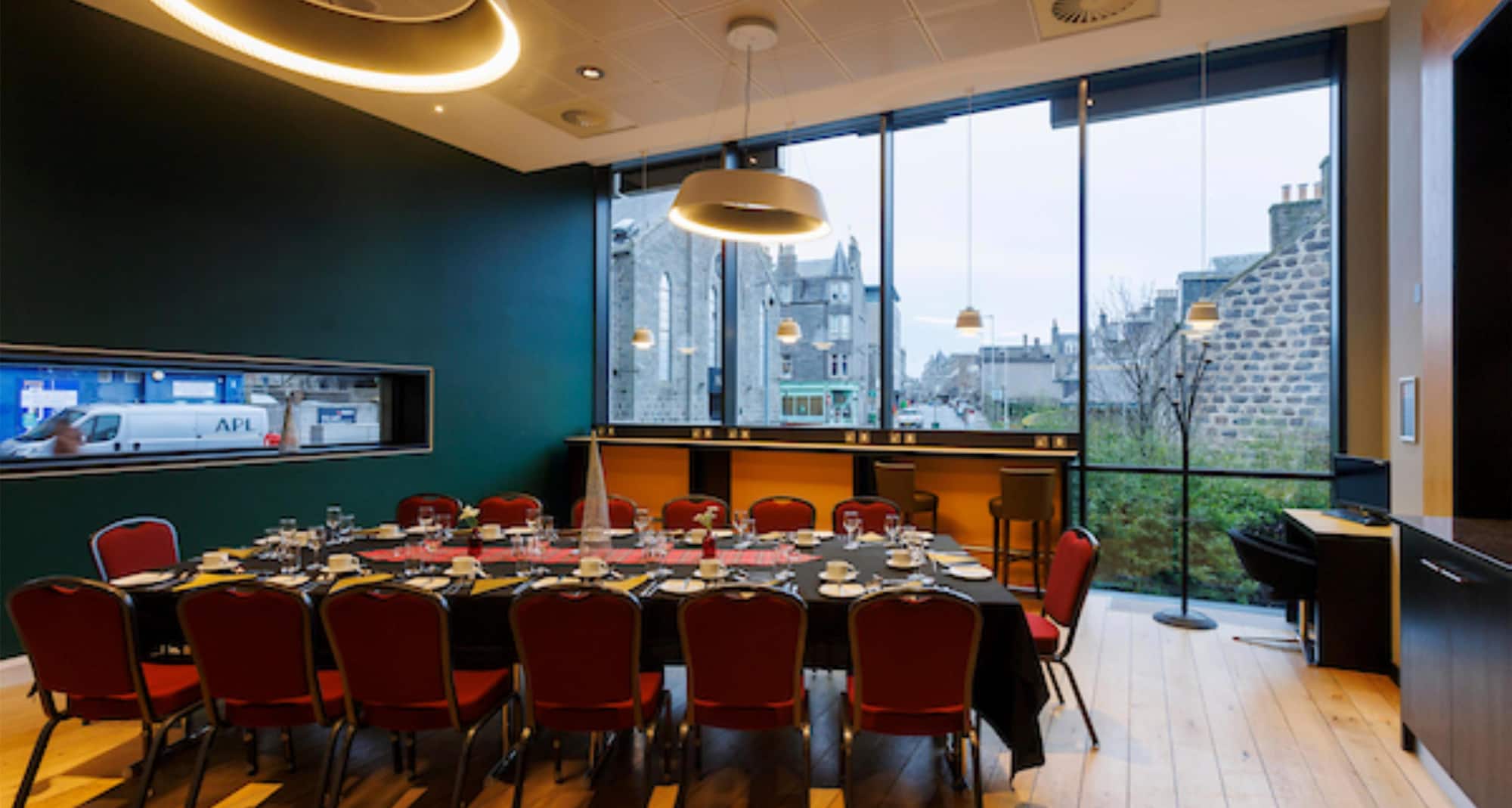 Park Inn by Radisson Aberdeen - Business Lounge Private Dine Setup