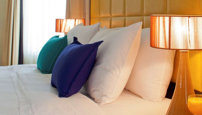 Park Inn By Radisson Al Khobar - Penthouse Suite Bettseite