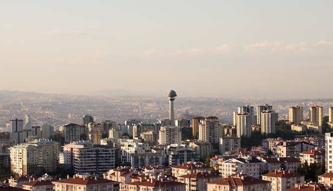 Park Inn by Radisson Ankara Cankaya - Misafir odasından manzara