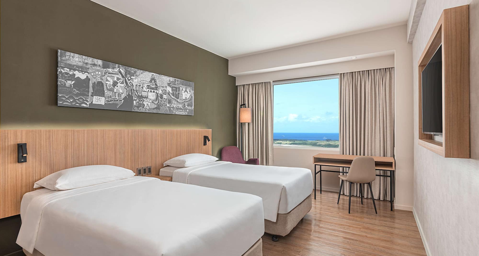 Park Inn by Radisson Bacolod - Superior Room twin beds -  upper floors