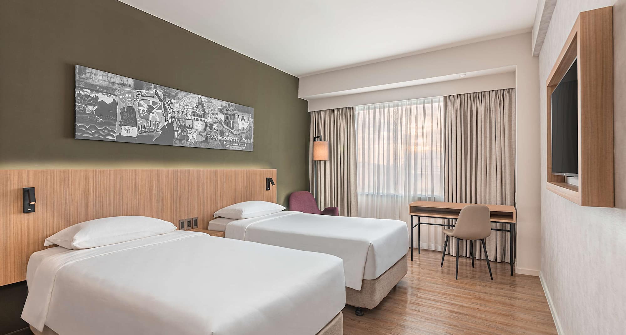Park Inn by Radisson Bacolod - Superior Room twin beds