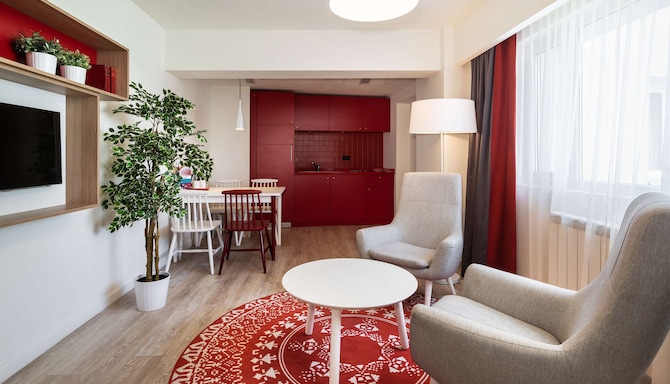 Park Inn by Radisson Bucharest Hotel & Residence - cameră de oaspeți