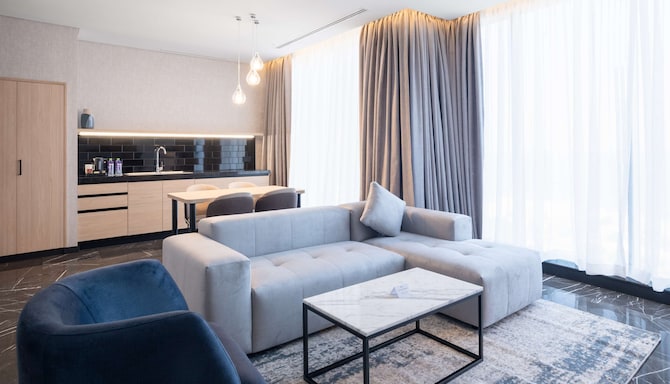 Park Inn by Radisson Hotel & Apartments Kuwait - One Bedroom Suite - Sea View
