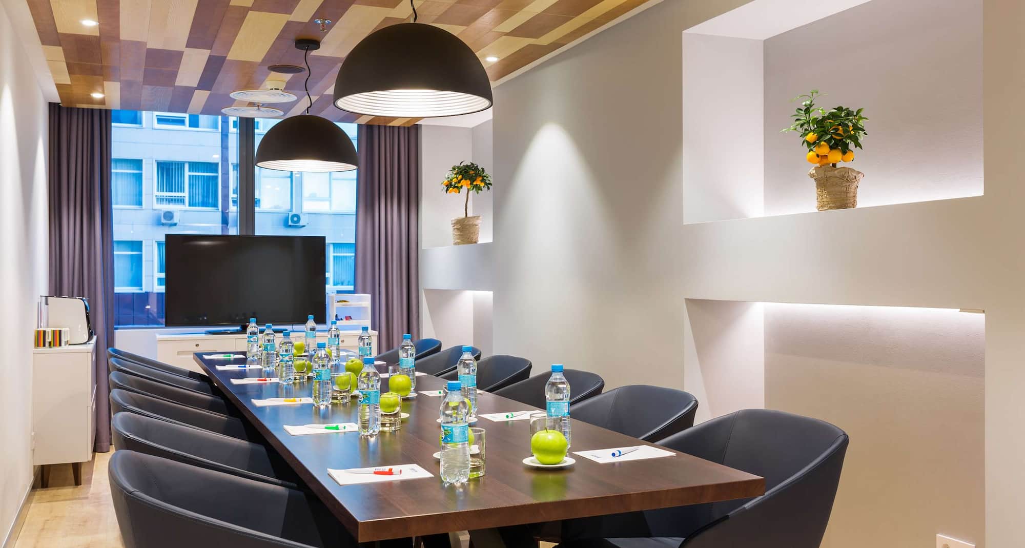 Park Inn by Radisson Kyiv Troyitska — зал для мероприятий с конференц-рассадкой