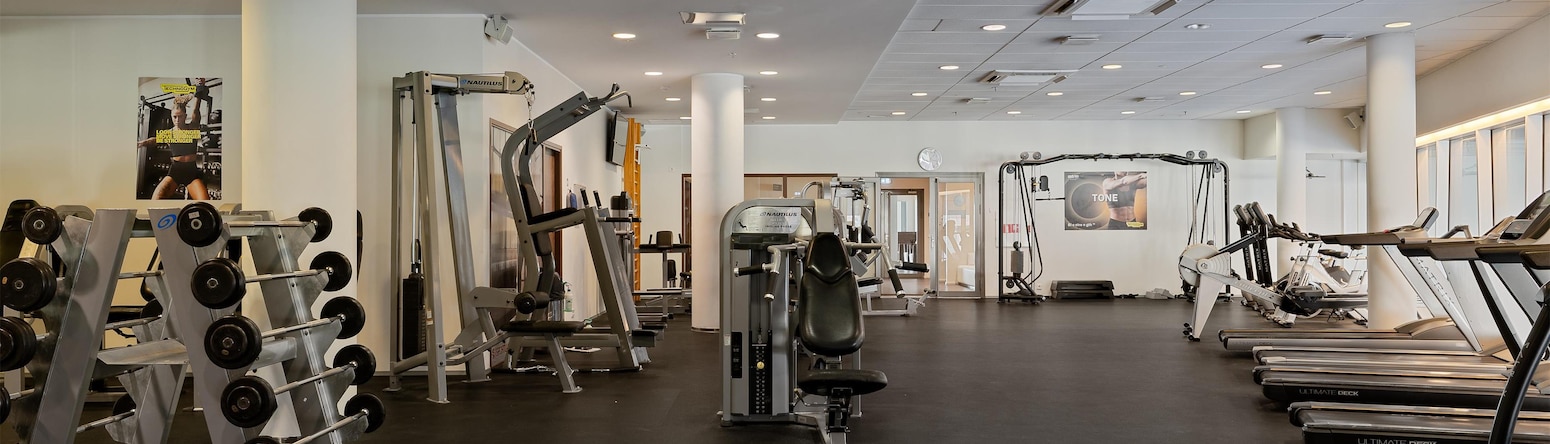 Park Inn by Radisson Meriton Conference and Spa Hotel Tallinn - Gym treadmills and workout area
