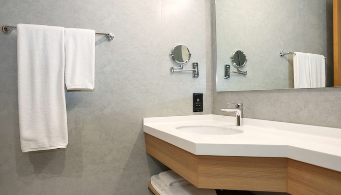 Park Inn by Radisson Muscat - حمام غرفة الضيوف