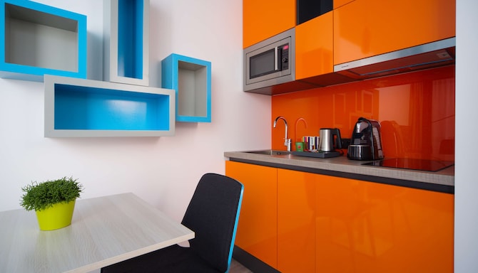 Park Inn by Radisson Residence Riga Barona - Studio Room Kitchen