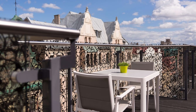 Park Inn by Radisson Residence Riga Barona - Superior Apartment Terrace