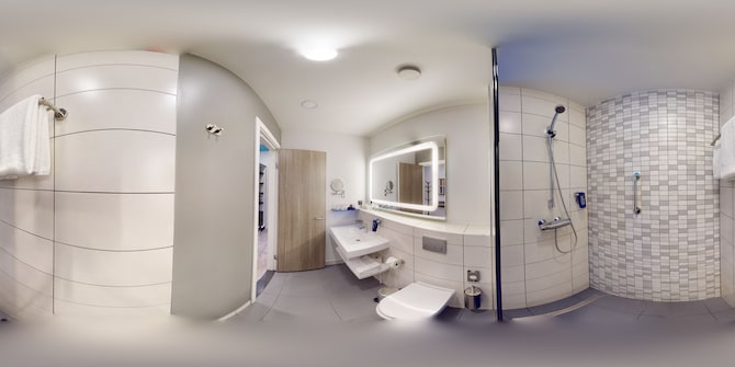 Park Inn by Radisson Residence Riga Barona - Studio apartment bathroom