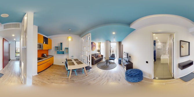 Park Inn by Radisson Residence Riga Barona - Bedroom apartment with Terrace