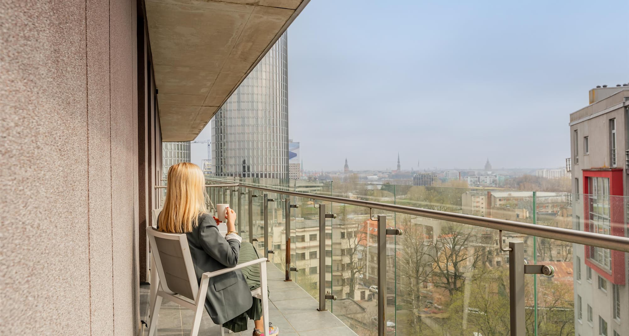 Park Inn by Radisson Riga Valdemara - Standard Room Balcony view