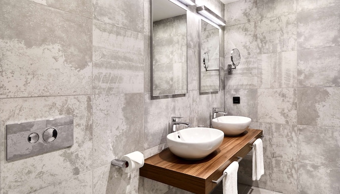 presentation conference room Park Inn by Radisson, Sheremetyevo Airport Moscow - Family Room Bath