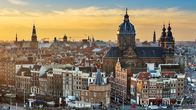 Cityscape of Amsterdam