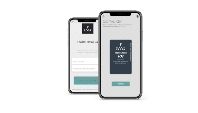 Park Plaza Services-app – inchecken en digitale sleutel
