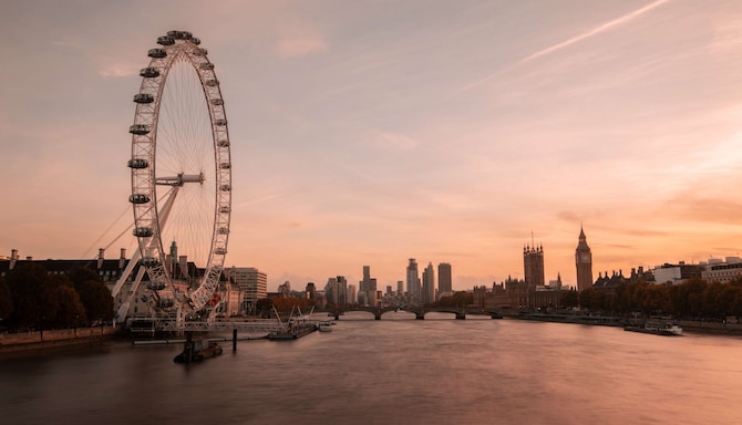 London Eye - Sunset Landscape