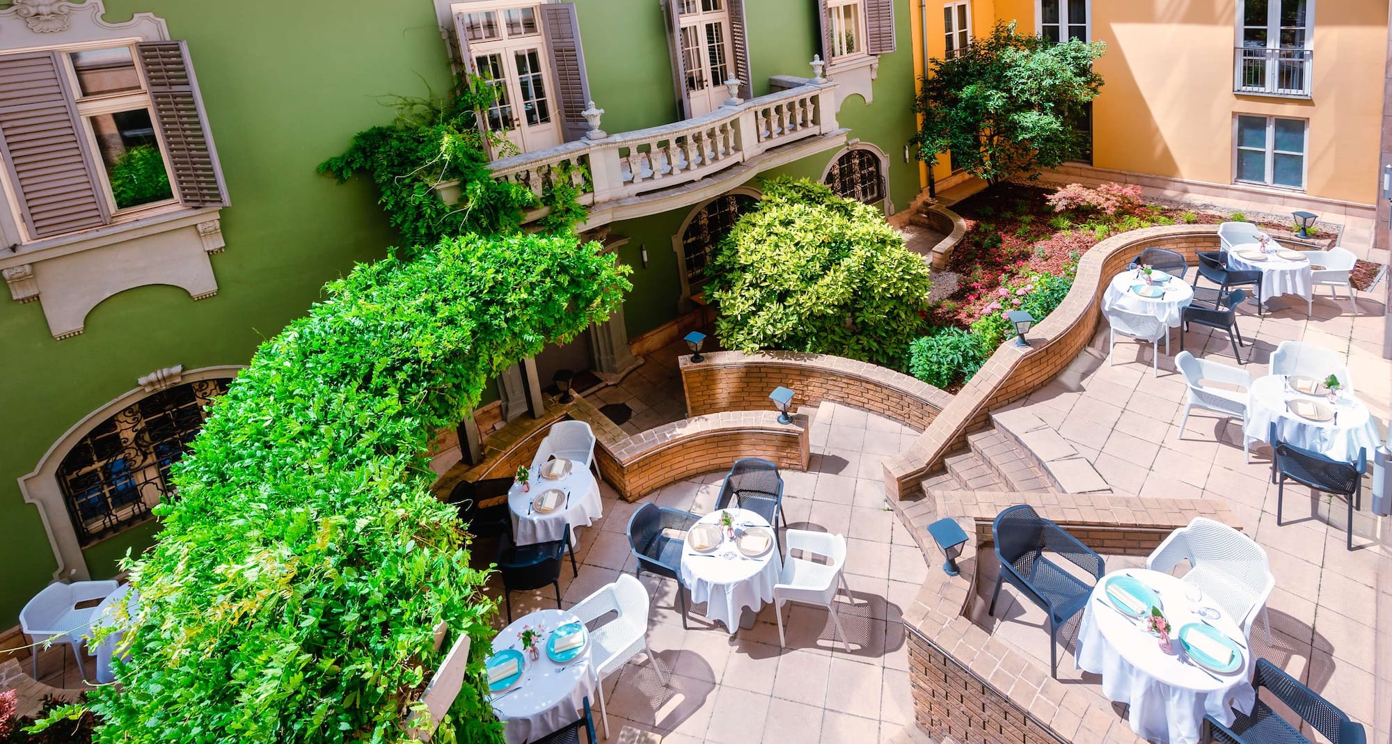 Park Plaza Budapest - garden view from the room