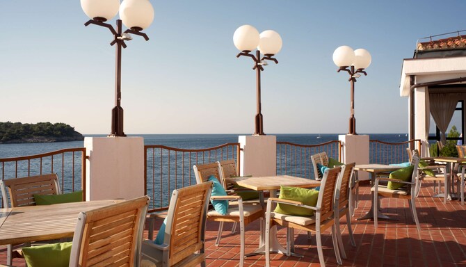 Park Plaza Histria Pula - Terrasse du restaurant