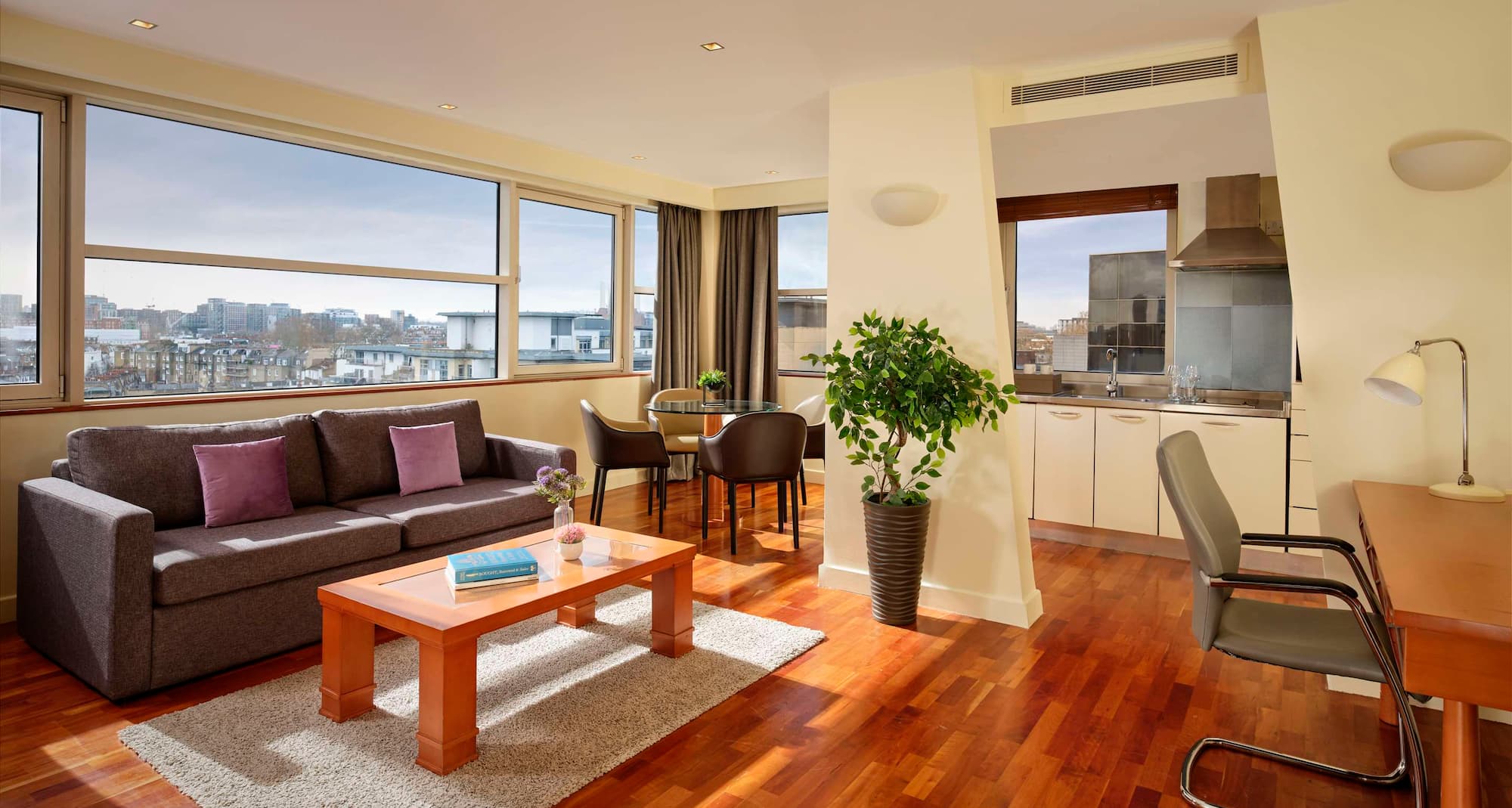 Two Bed Apartment Living Area