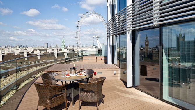 Park Plaza Westminster Bridge London - Presidential Suite terrace