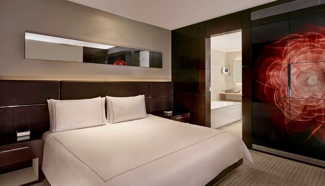 Park Plaza Westminster Bridge London - Suite mit zwei Schlafzimmern - Panorama-Schlafzimmer