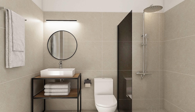 Pounda Resort Paros, a member of Radisson Individuals - Standard & Superior Bathroom