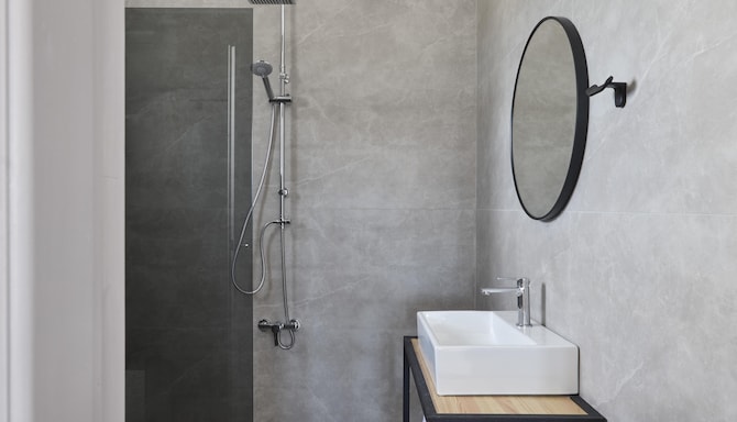 Pounda Resort Paros, a member of Radisson Individuals - Standard & Superior Bathroom