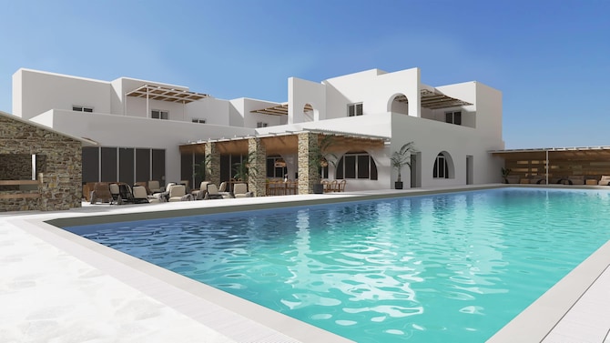 Pounda Resort Paros, a member of Radisson Individuals - Pool view