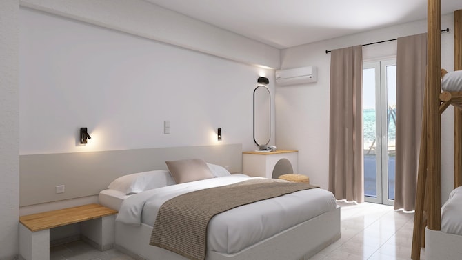 Pounda Resort Paros, a member of Radisson Individuals - Family Room Sea View