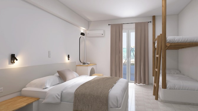 Pounda Resort Paros, a member of Radisson Individuals - Family Room Sea View