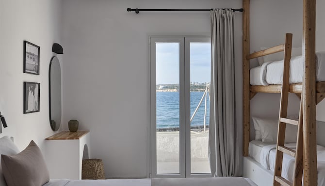 Pounda Resort Paros, a member of Radisson Individuals - Family Room Sea View