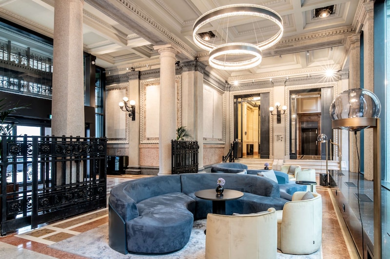 Radisson Collection Hotel Palazzo Touring Club Milan lobby area