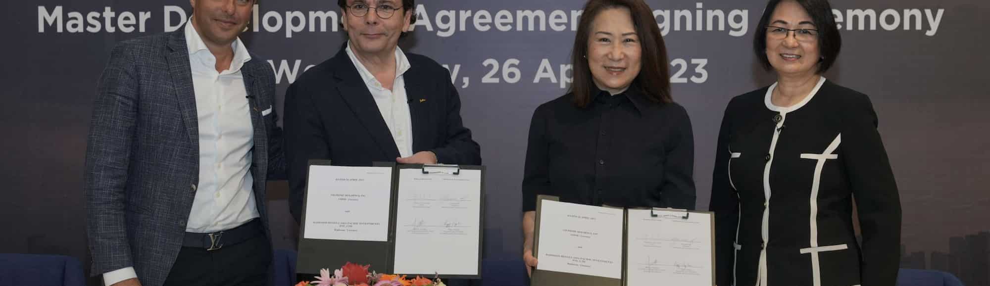 Signing Ceremony RHG and SMHCC Master Development Agreement