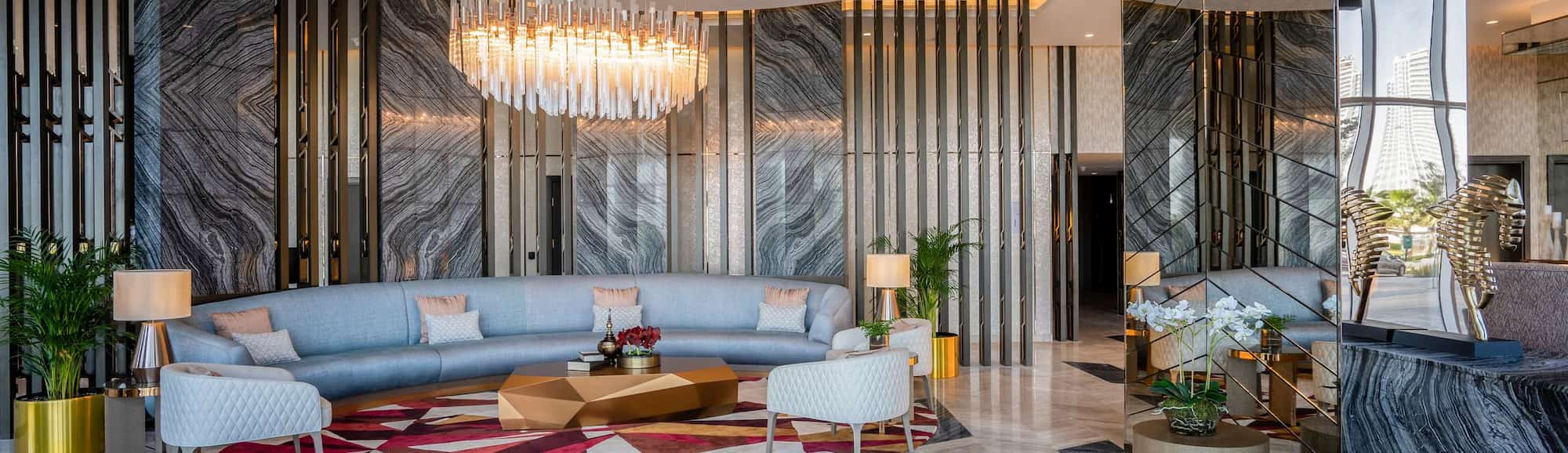 Radisson Hotel Dubai Damac Hills lobby