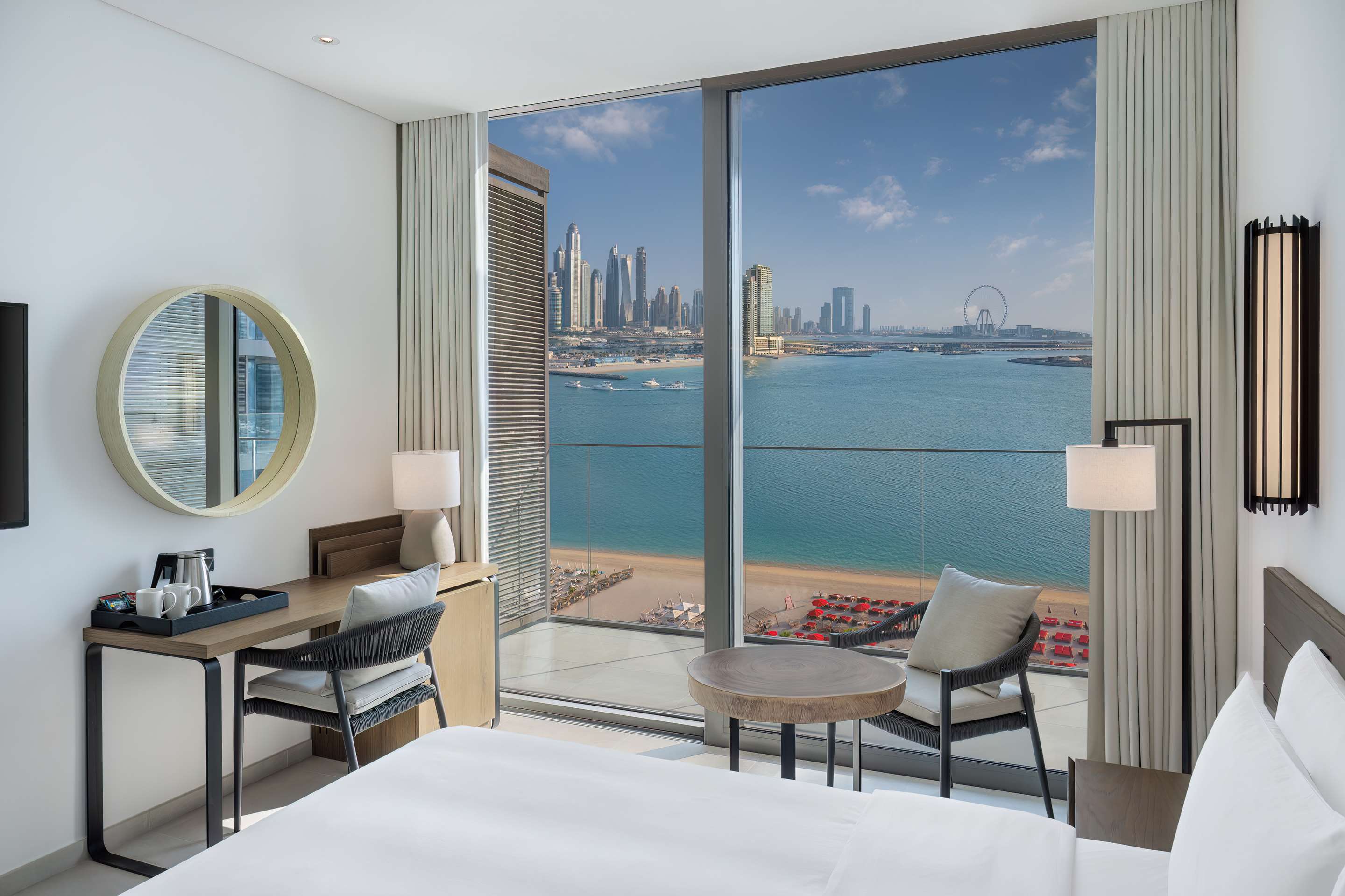 Radisson Beach Resort Palm Jumeirah Dubai Premium Room King Bed Sea View
